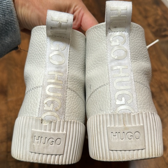 Men’s Hugo Boss leather High top sneaker - Picture 3 of 6